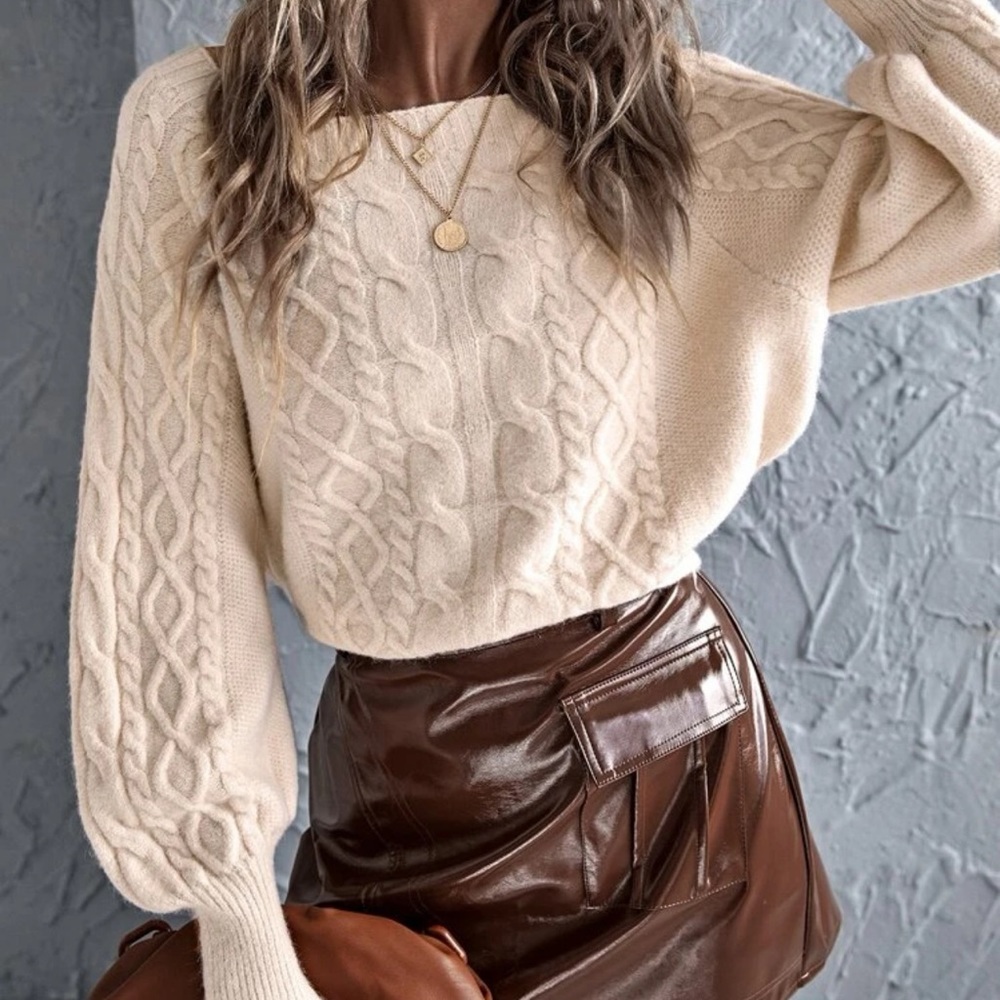 Bishop Cable Knit Sweater